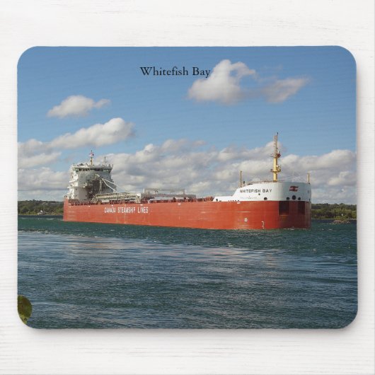 Tapis De Souris Mousepad de Whitefish Bay (Devant)