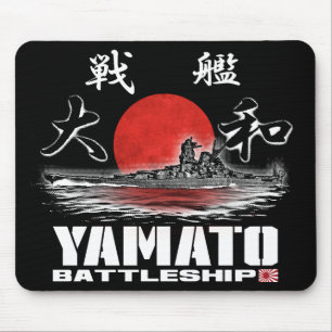 Tapis de souris Mousepad de Yamato de cuirassé