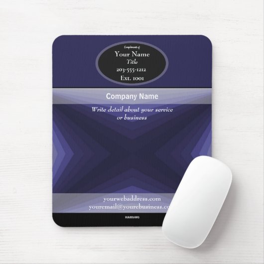 Tapis De Souris Mousepad Deep Purple - HAMbyWG (Avec souris)