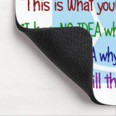 Tapis De Souris mousepad d'énonciations de pharmacien (Coin)