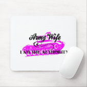 Tapis De Souris mousepad d'épouse d'armée (Avec souris)