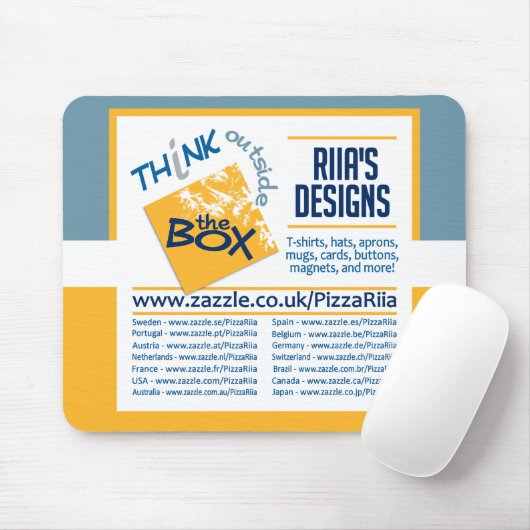 Tapis De Souris Mousepad des conceptions de Riia (Avec souris)