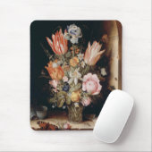 Tapis De Souris Mousepad des fleurs de Van den Berghe (Avec souris)