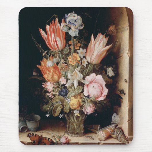 Tapis De Souris Mousepad des fleurs de Van den Berghe (Devant)