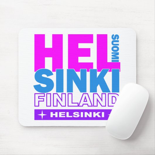 Tapis De Souris Mousepad d'Helsinki (Avec souris)