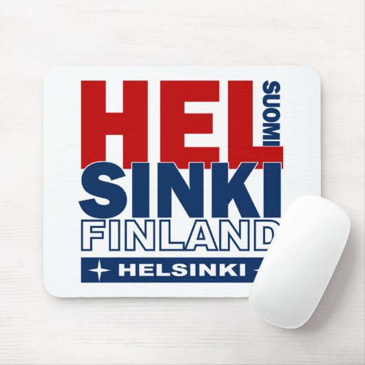 Tapis De Souris Mousepad d'Helsinki (Avec souris)