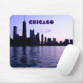 Tapis De Souris Mousepad d'horizon de Chicago (Avec souris)