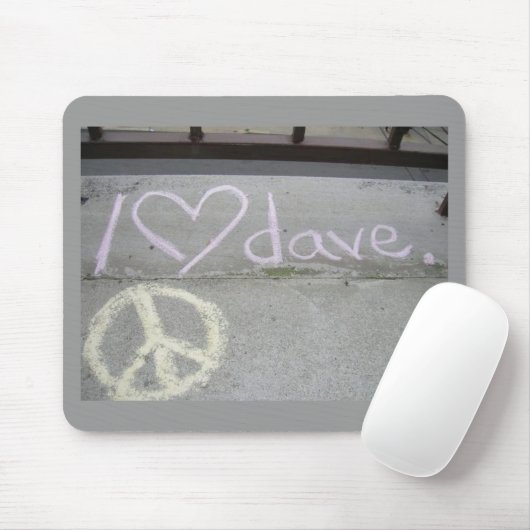 Tapis De Souris mousepad d'iheartdave (Avec souris)