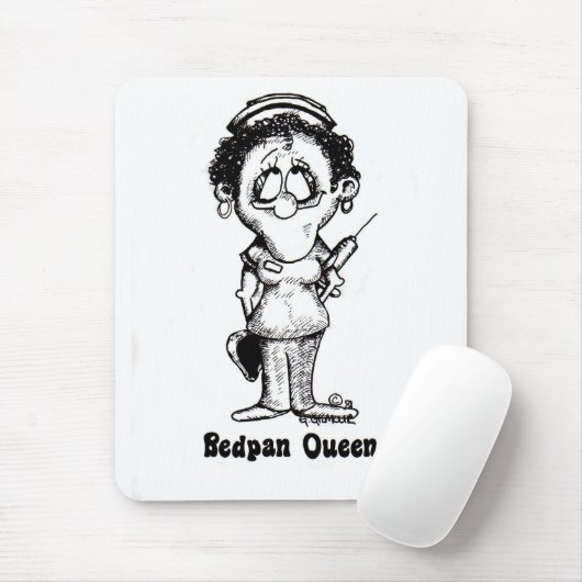 Tapis De Souris mousepad d'infirmière (Avec souris)