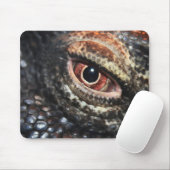 Tapis De Souris Mousepad d'oeil de dragon de Komodo (Avec souris)