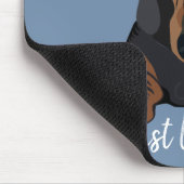 Tapis De Souris Mousepad Doit Lick Visages/Chiot De Dachshund (Coin)