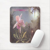 Tapis De Souris mousepad d'Orchidée-n-colibris (Avec souris)
