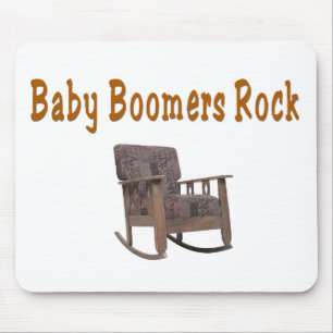 Tapis De Souris mousepad drôle de roche de baby boomers