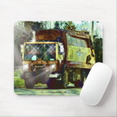 Tapis De Souris Mousepad du chauffeur de camion de décharge (Avec souris)
