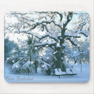 Tapis De Souris mousepad du pays des merveilles d'hiver