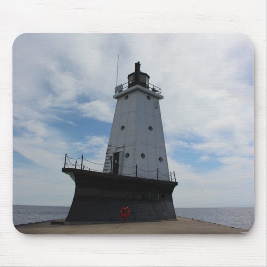 Tapis De Souris Mousepad du phare de Ludington Michigan (Devant)