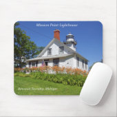 Tapis De Souris Mousepad du phare de Mission Point (Avec souris)