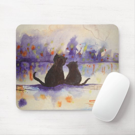 Tapis De Souris mousepad du ` s de chat (Avec souris)