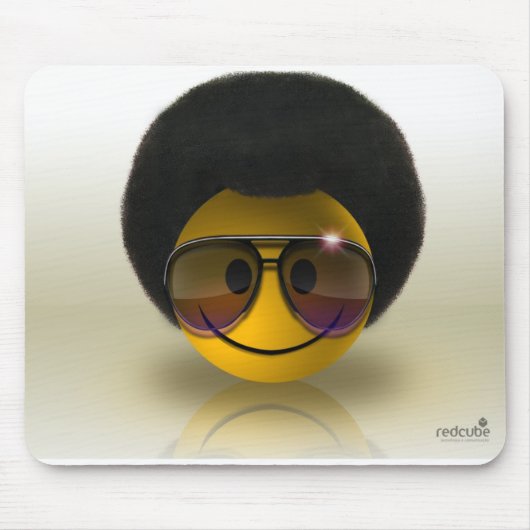 Tapis De Souris Mousepad du Smile Afro (Devant)