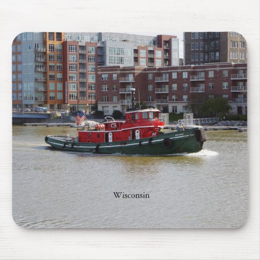Tapis De Souris mousepad du Wisconsin (Devant)