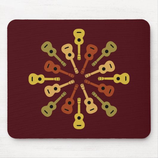 Tapis De Souris Mousepad d'ukulélé (Devant)