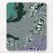Tapis De Souris Mousepad "Emerald Marble Flow" (Devant)