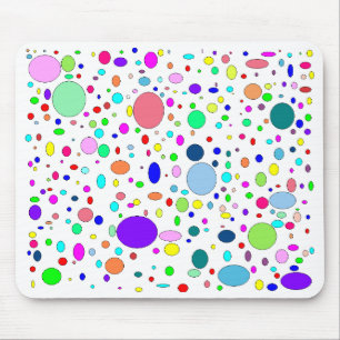 Tapis De Souris Mousepad en bulles colorées