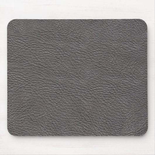 Tapis De Souris Mousepad en cuir gris de texture (Devant)