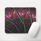 Tapis De Souris Mousepad en fleurs (Avec souris)