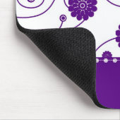 Tapis De Souris Mousepad en fleurs de bactéries (Coin)