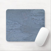 Tapis De Souris Mousepad en marbre gris bleu (Avec souris)