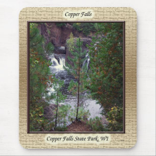 Tapis De Souris Mousepad encadré de Copper Falls