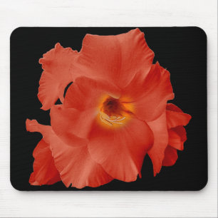 Tapis De Souris Mousepad épée Lily Rouge Jaune