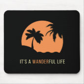 Tapis De Souris Mousepad est une vie errante (Devant)