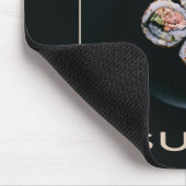 Tapis De Souris Mousepad fait sur commande de monogramme de sushi (Coin)