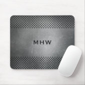 Tapis De Souris Mousepad fait sur commande de monogramme en métal (Avec souris)