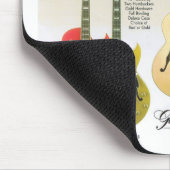 Tapis De Souris Mousepad fait sur commande des guitares de (Coin)