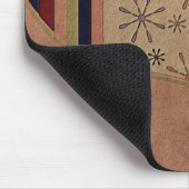 Tapis De Souris Mousepad Faux Suede (Coin)