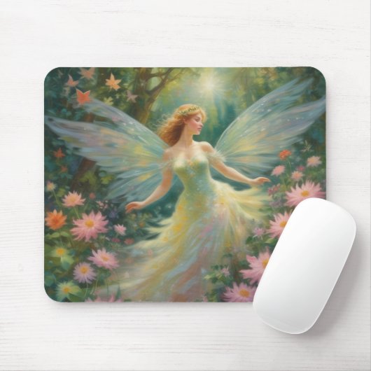 Tapis De Souris Mousepad Fée Whimsical (Avec souris)