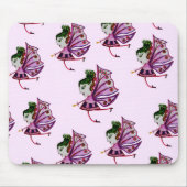 Tapis De Souris Mousepad fées de champignons roses (Devant)
