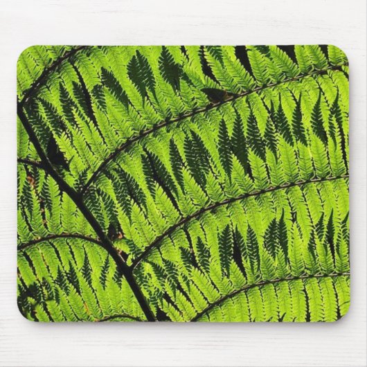 Tapis De Souris Mousepad Feuille verte (Devant)