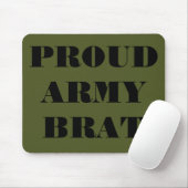 Tapis De Souris Mousepad Fier Brat de l'armée (Avec souris)