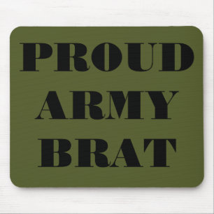 Tapis De Souris Mousepad Fier Brat de l'armée