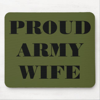 Tapis De Souris Mousepad Fière épouse de l'armée