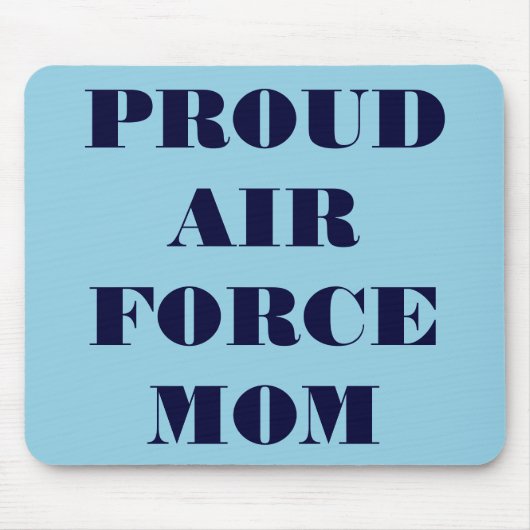 Tapis De Souris Mousepad Fière maman de la Force aérienne (Devant)