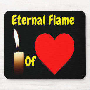 Tapis De Souris Mousepad Flamme Éternelle De L'Amour