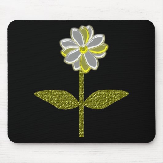 Tapis De Souris Mousepad Fleur Faisant Briller (Devant)