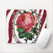 Tapis De Souris Mousepad Floral (Avec souris)
