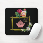 Tapis De Souris Mousepad Floral (Avec souris)
