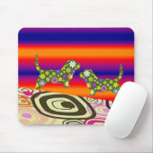 Tapis De Souris Mousepad Floral (Avec souris)